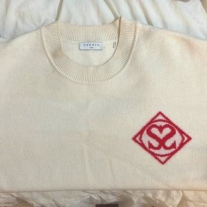 SANDRO logo sweater knit